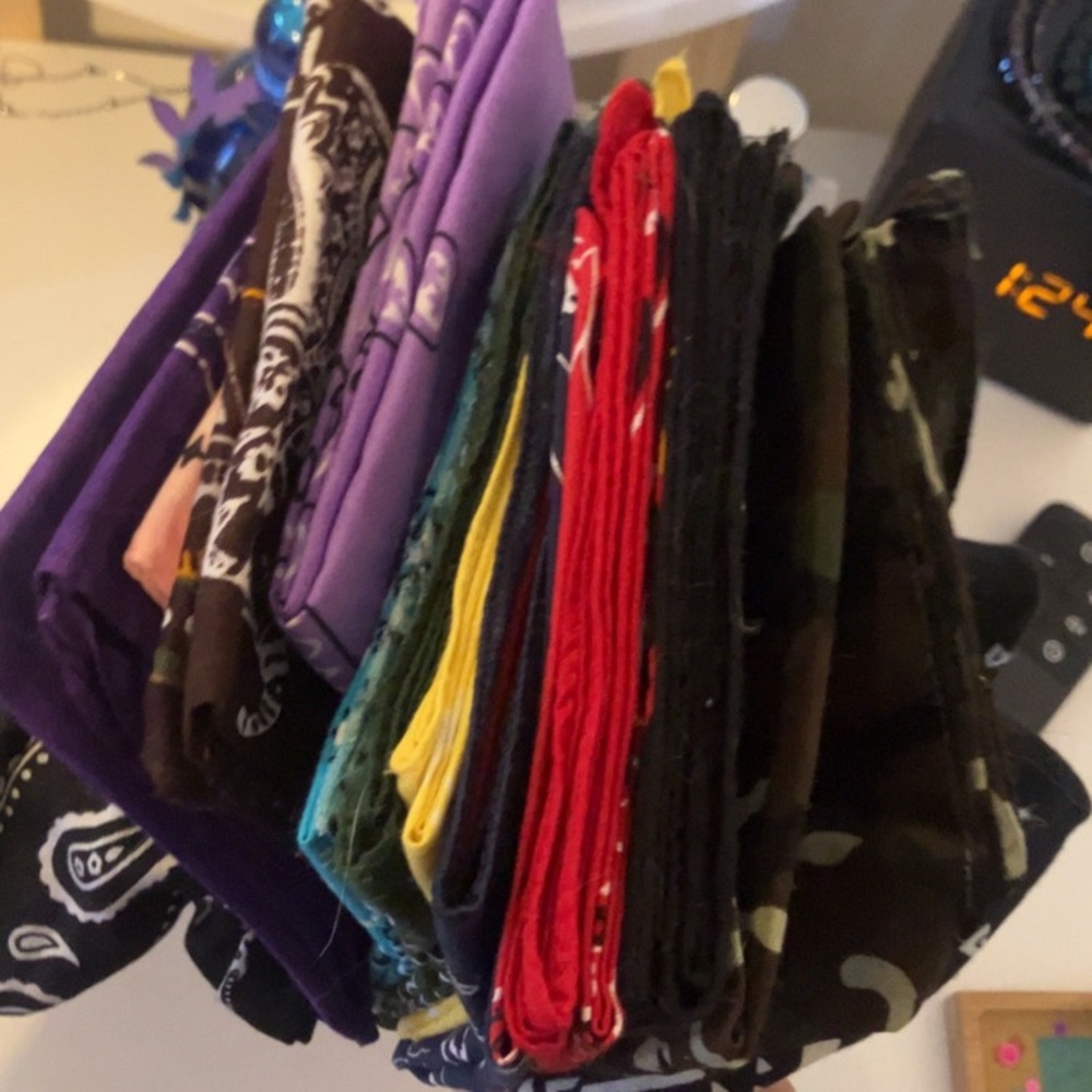 Assorted bandannas $5 per bandanna